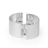 Infinity Candle Holder Large Silver