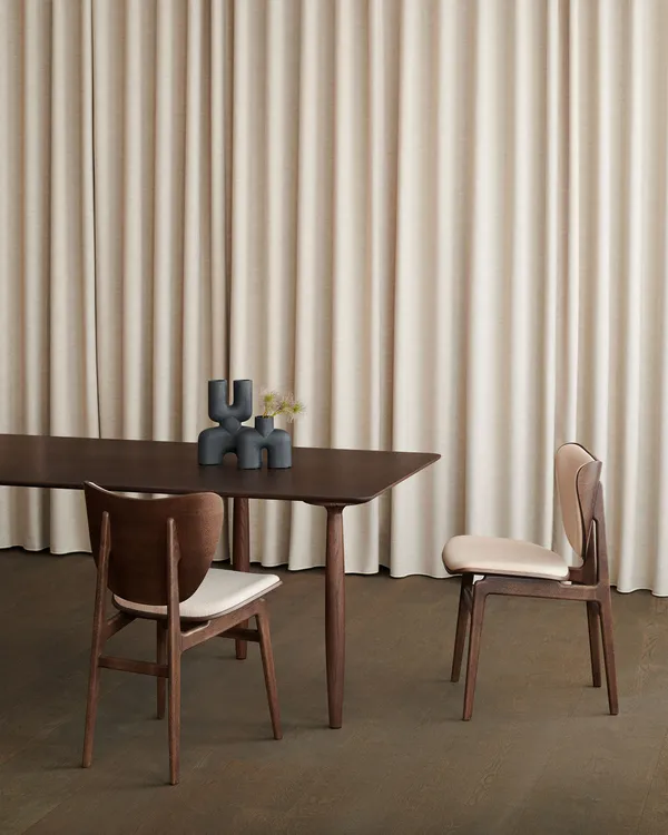 Oku Dining Table 95x200 cm Dark Smoke