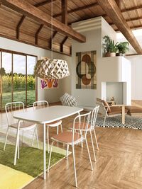 Same Spisestol Hvit/White Oak