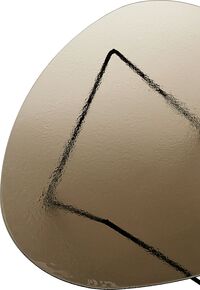 Pedrera Soffbord Texturerat Glas Brons / Svart