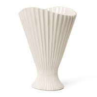 Fountain Vase Offwhite