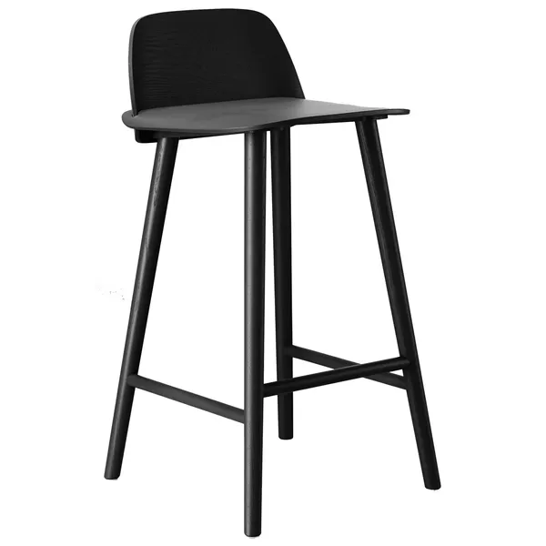 Nerd Barstol 65 cm Sort