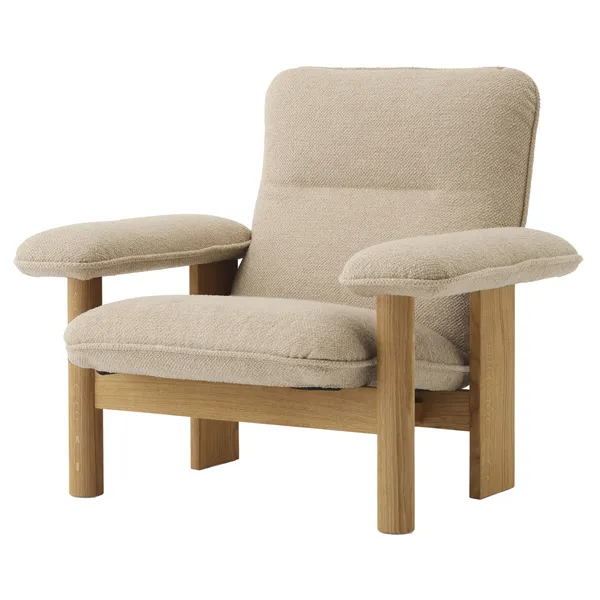 Brasilia Lenestol Natural Oak Bouclé 02 Beige