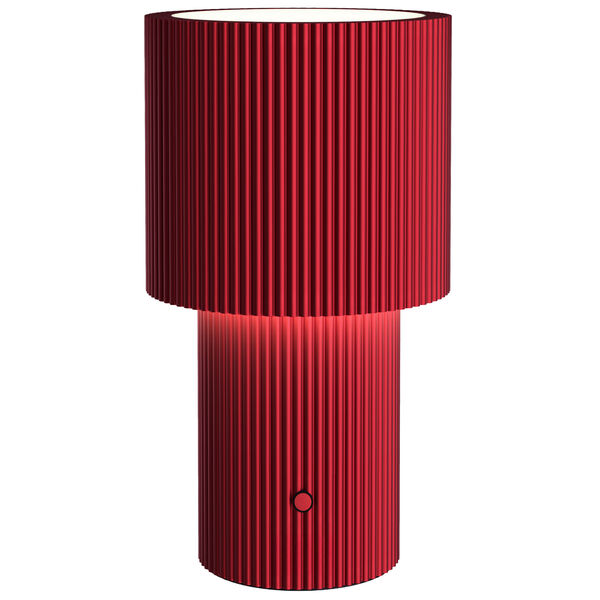 Iluma Bordlampe Bærbar Rød