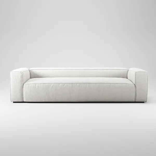 Grand 3-Sitssoffa Minetyg Moon White
