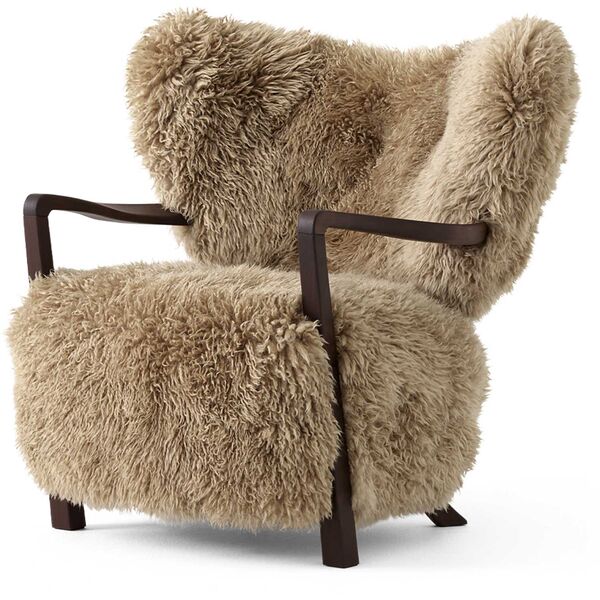 Wulff ATD2 Loungefåtölj Valnöt / Sheepskin Honey