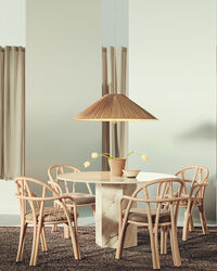 Bistra Matsalsstol Natur / Fustagno 002