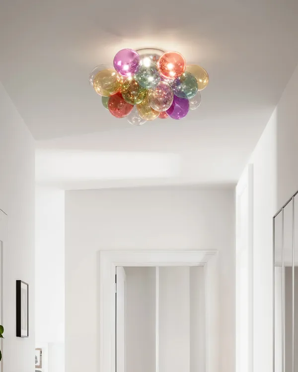 Gross Loftslampe 50 cm Flerfarvet