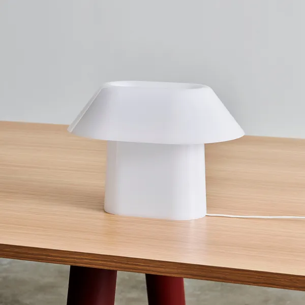 Drome Table Lamp Opal White