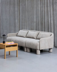 Elegance 3-Seater Sofa Light Green