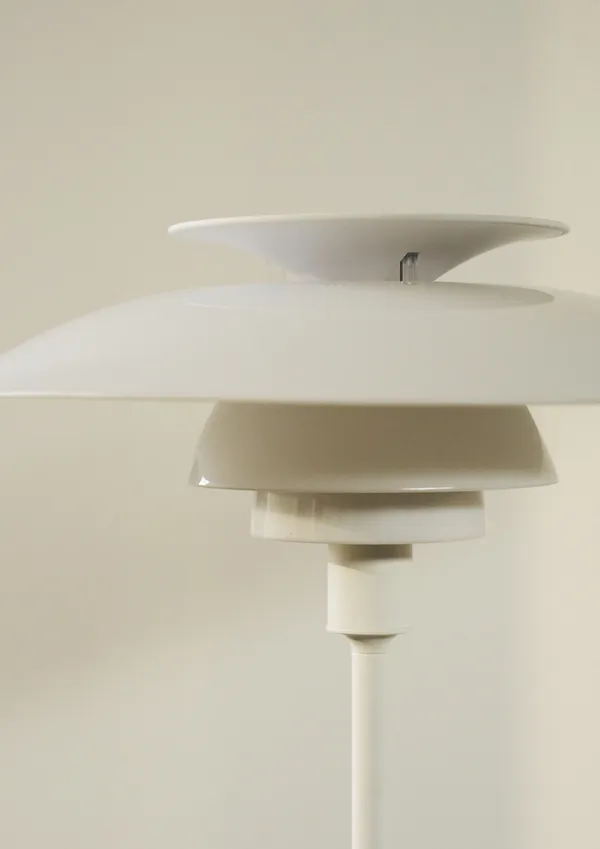 PH 80 Bordlampe Opalhvid