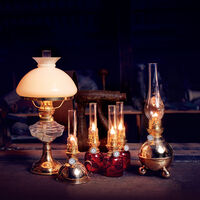 Nattlampan Parafinlampe Messing