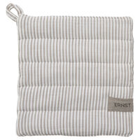 Grydelap Striber Hvid/Beige