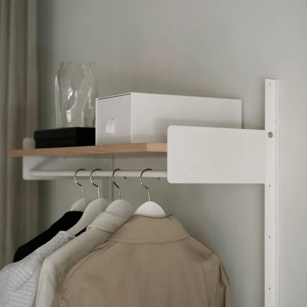Wardrobe 1 Hylde Hvid / Eg