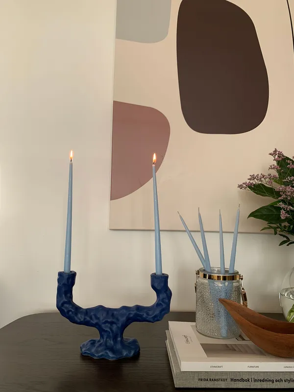 Stearinlys by Ester&Erik 6-pk Sky Blue