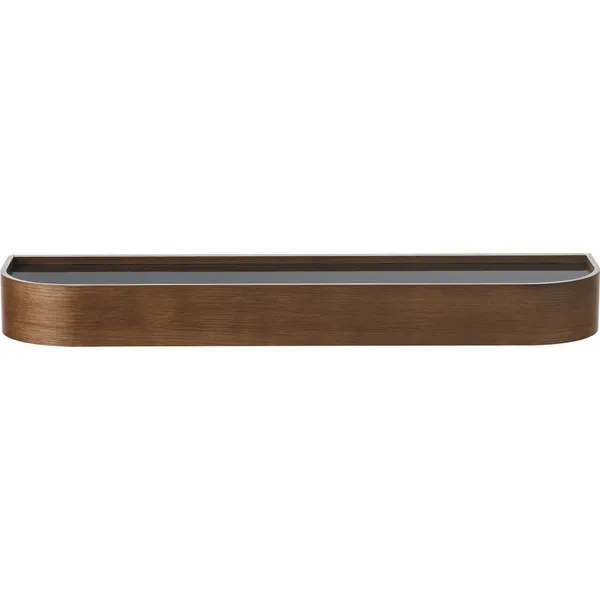 Epoch Hylla 79 cm Mörkbetsad Ek / Svart