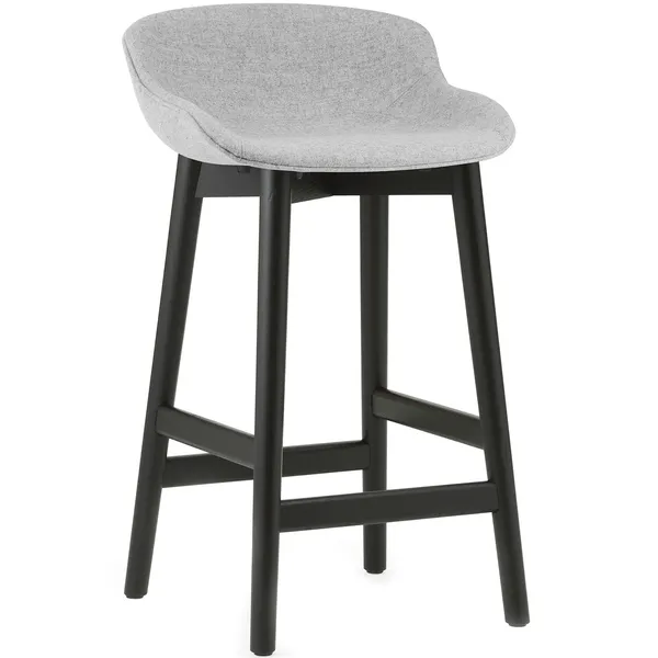 Hyg Barstol 65 cm Grå / Svart Eik