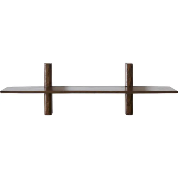 Noir Hylla Enkel 50 cm Mörkbetsad