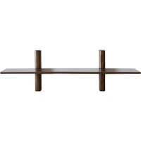Noir Hylla Enkel 50 cm Mörkbetsad
