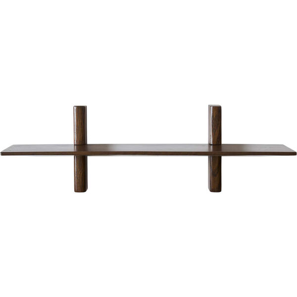 Noir Hylla Enkel 50 cm Mörkbetsad