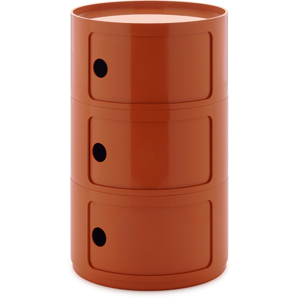Componibili New Big Opbevaring Med 3 Rum Orange