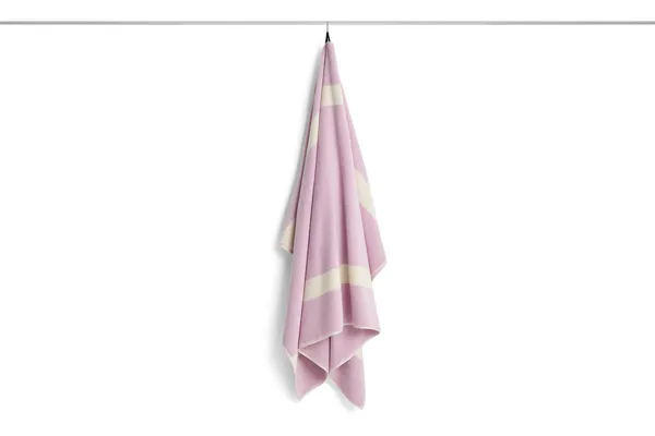 Stripe Badhandduk 100x150 cm Cool Pink