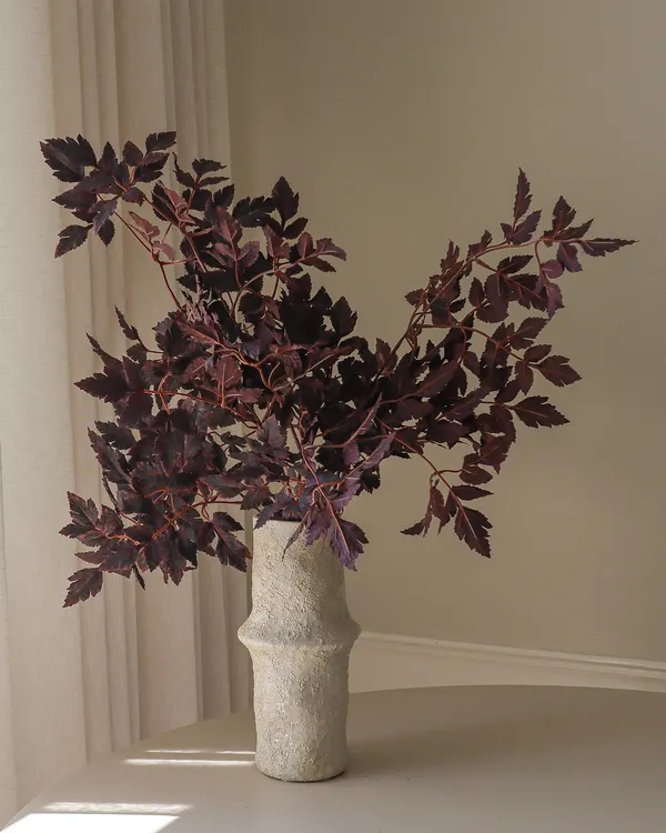 Burgundy Plum Bukett 85 cm 4-pack