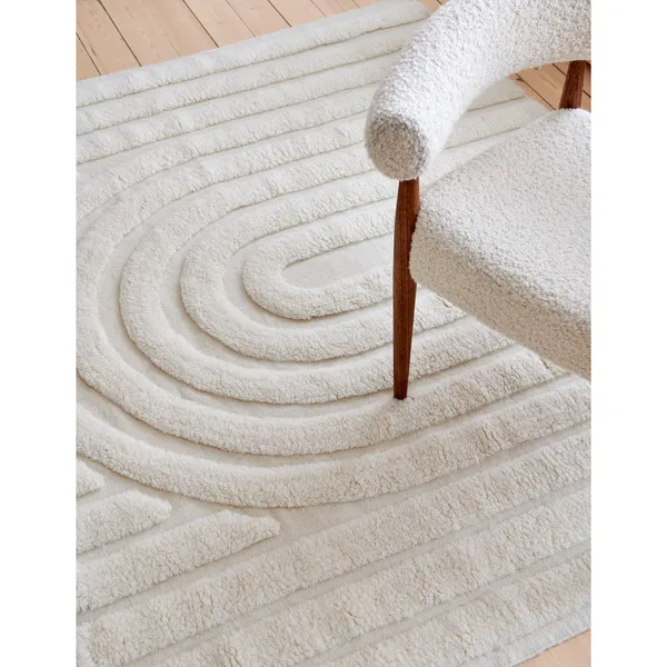 Curve Tæppe 250x350 cm Ivory