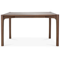 PI Matbord Mörkbetsad Teak 80x140 cm
