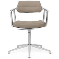 453+ Svingstol Polert Aluminium / Dark Sand