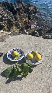 Positano Salladstallrik 20 cm Blå