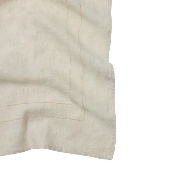 Hemstitched Linen Bedspread 180x280 cm