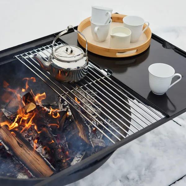 BBQ Fire Pit With Grill Grate