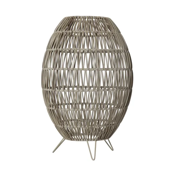 Linde Gulvlampeskjerm 46 cm Grå Beige