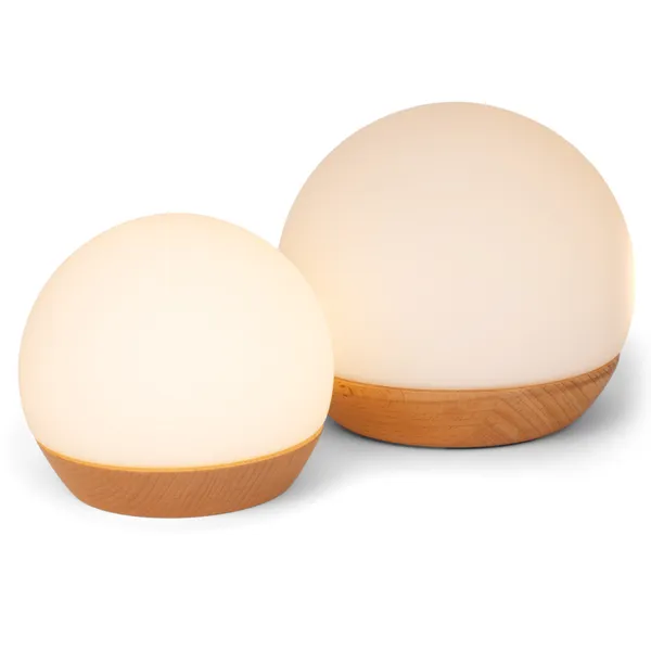 Spring Snowball Bærbar Bordlampe Ø11 cm Hvit