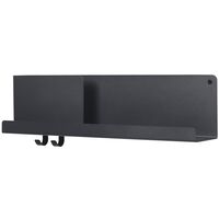 Folded Hylle 165x62 cm Sort