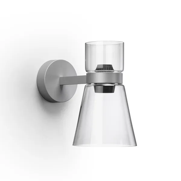 Nocturne Wall Lamp Cone Silver