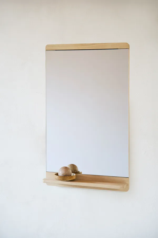 Rim Väggspegel 40x67 cm Vitoljad Ek