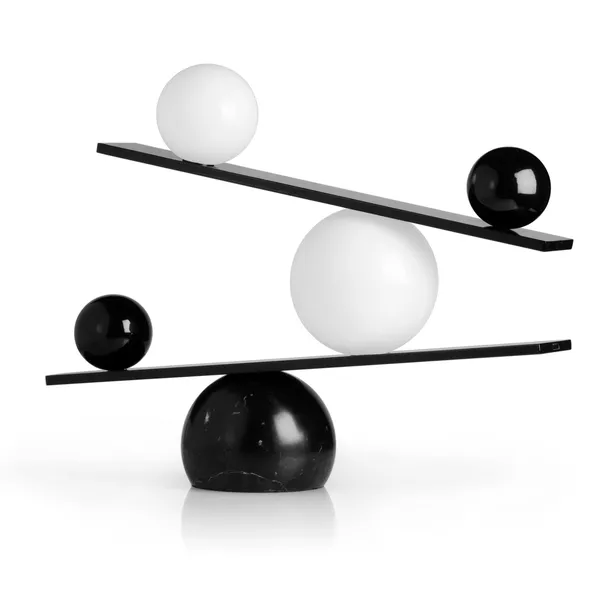Balance Bordlampe Sort