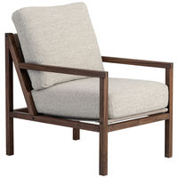 Seventy Five Wood Lenestol Valnøtt / Bouclé Sand