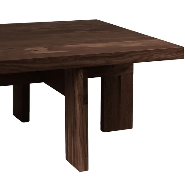 Farmhouse Soffbord 70x70 cm Mörk Ek