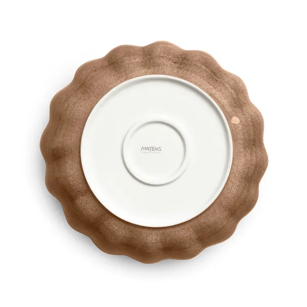 Oyster Skål 24 cm Cinnamon