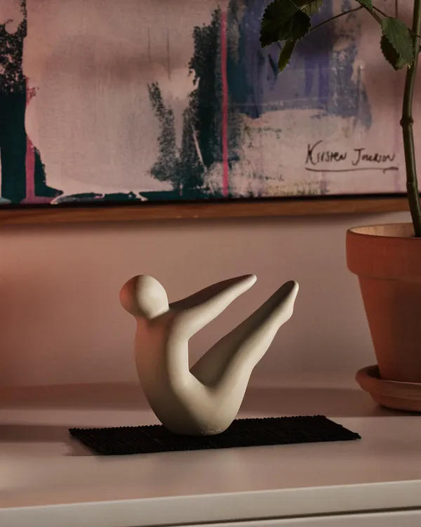 Yoga Skulptur no 2 Ljusgrå