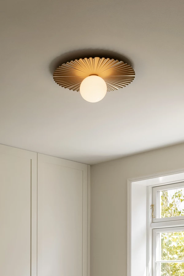 Liila Muuse Seinä-Kattovalaisin 420 mm Nordic Gold / Opal