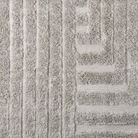 Shaggy Labyrinth Rug Grey