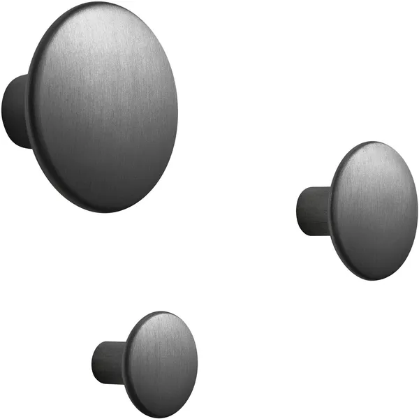 Dots Krok Metall Ø27 cm Sort
