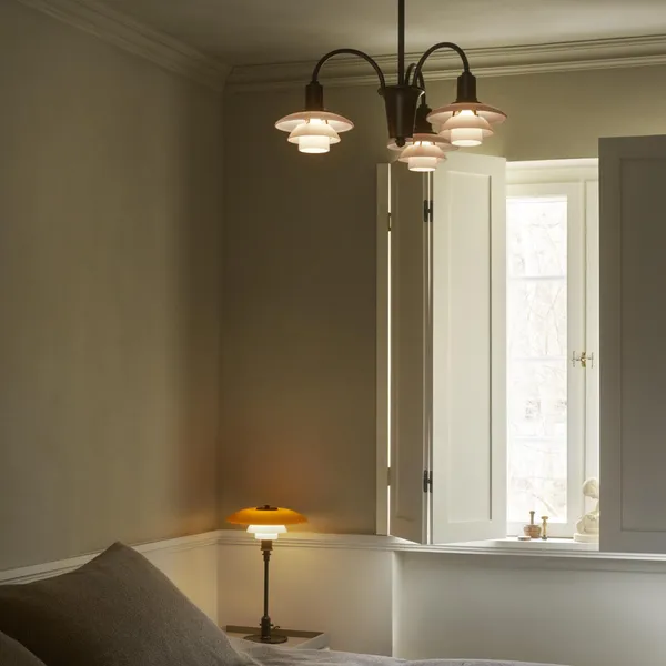 PH 3/2 Bordlampe Centenary Edition Amber / Opal