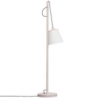 Pull Gulvlampe Hvit / Eik