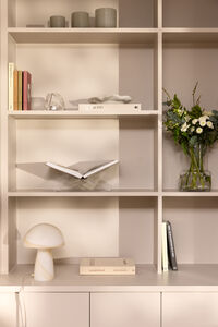 Fungo Swirl Bordlampe 22 cm Beige