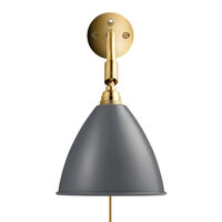 Bestlite BL7 Vägglampa Mässing / Grå